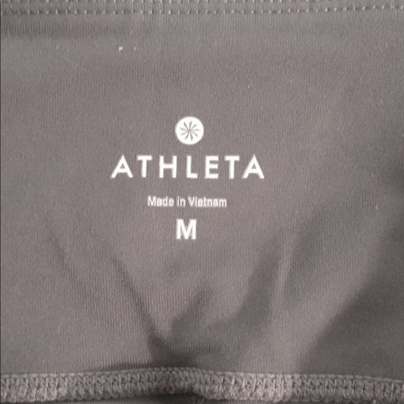 Athleta Moto “gleam” leggings olive green - Picture 10 of 15